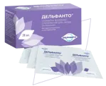 Дельфанто, салфетки влажные стерильные для ухода за веками, 28 шт. фото