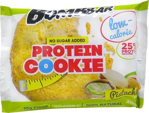 Bombbar печенье неглазированное, 40 г, 1 шт, фисташка фото