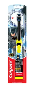 Colgate Barbie или Batman Зубная щетка детская электрическая мягкая, щетка зубная электрическая, 1 шт. фото