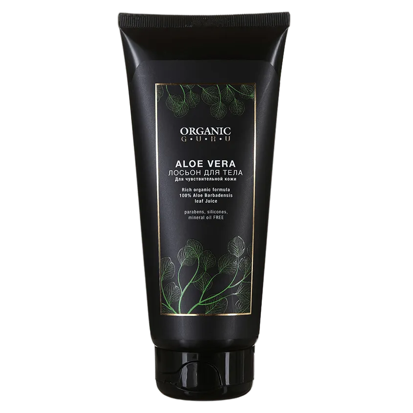 ORGANIC GURU Лосьон для тела Aloe vera, лосьон для тела, 200 мл, 1 шт. фото