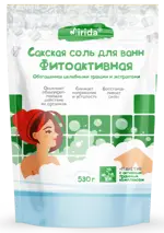 Mirida Сакская соль для ванн, соль для ванн, 530 г, 1 шт, фитоактивная фото