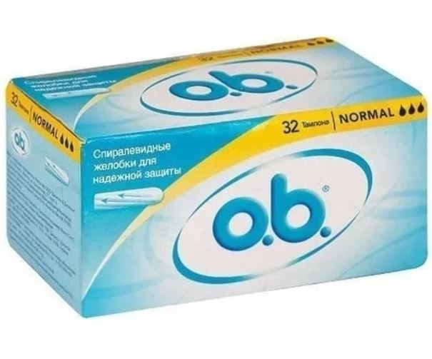 O.b. original normal, тампоны женские гигиенические, 32 шт. фото