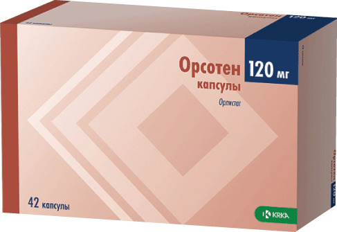 Орсотен, 120 мг, капсулы, 42 шт. фото