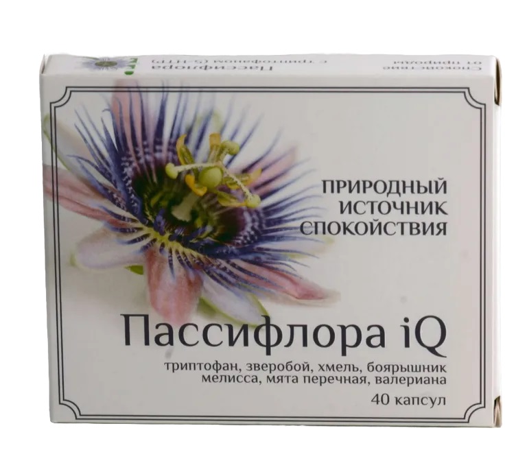 Пассифлора IQ, капсулы, 40 шт. фото