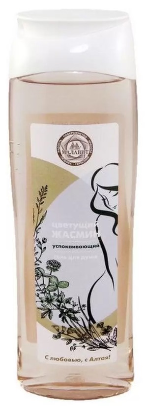 Малавит, гель для душа, 530 мл, 1 шт, цветущий жасмин фото