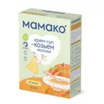 Мамако крем-суп детский на козьем молоке, суп, 150 г, 1 шт, тыква фото