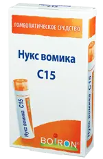 Нукс вомика С15, гранулы гомеопатические, 4 г, 1 шт. фото