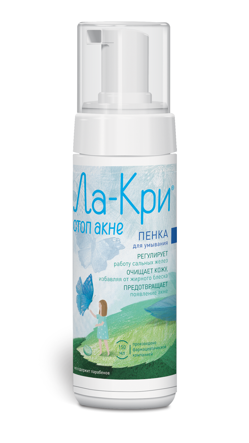 Ла-Кри Стоп-акне Пенка для умывания, пенка для лица, 150 мл, 1 шт. фото