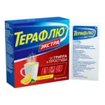 ТераФлю Экстра, порошок для приготовления раствора для приема внутрь, 15 г, 10 шт, лимон фото 5