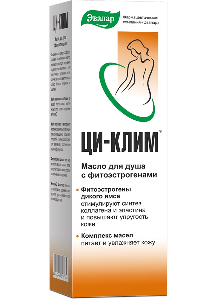 Ци-Клим Масло  для душа с фитоэстрогенами, масло для душа, 100 мл, 1 шт. фото