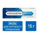 Акридерм Гента, 0.05 % + 0.1 %, мазь для наружного применения, 15 г, 1 шт. фото 2