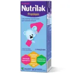 Nutrilak Premium 1 Смесь молочная адаптированная с рождения, 0-6 месяцев, смесь молочная, жидкая, готовая к употреблению, 200 мл, 1 шт. фото 1