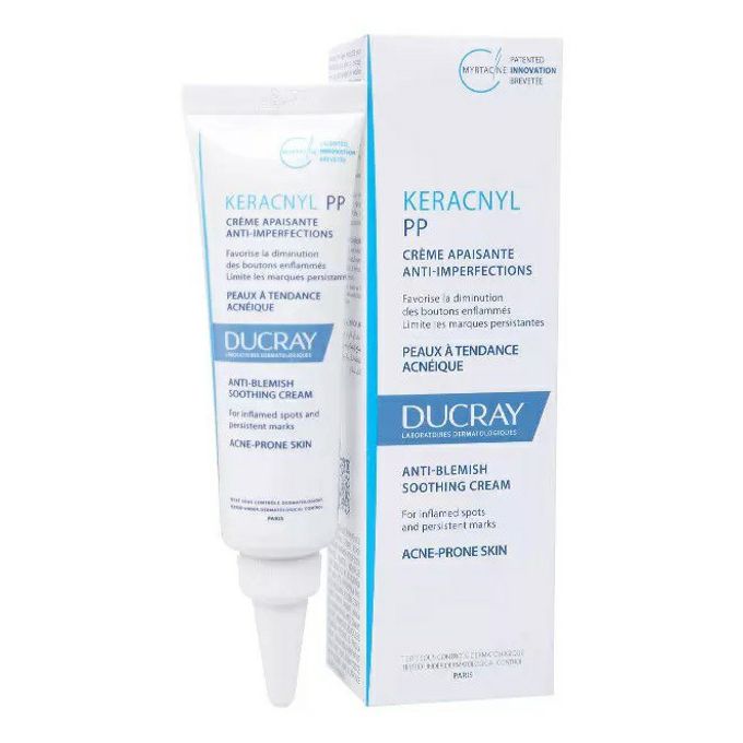 Ducray Keracnyl PP Крем успокаивающий против дефектов кожи, крем, 30 мл, 1 шт. фото