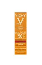Vichy Capital Ideal Soleil уход антивозрастной 3в1 SPF50, 50 мл, 1 шт, с антиоксидантами фото