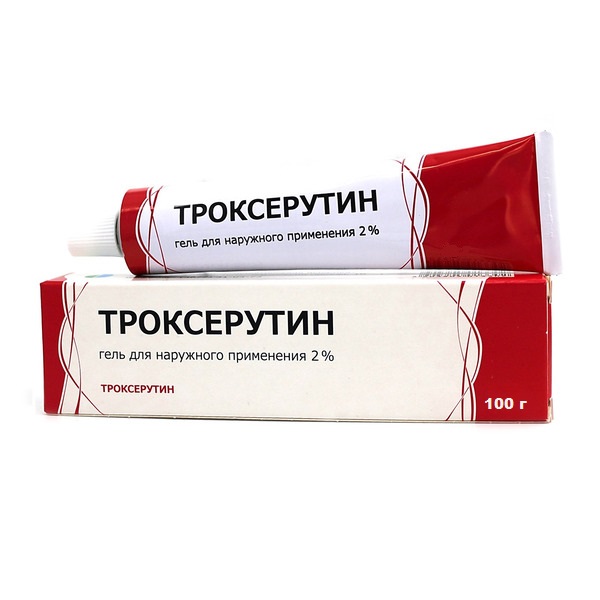 Троксерутин, 2%, гель для наружного применения, 100 г, 1 шт. фото