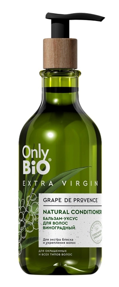 Only bio extra virgin Бальзам-уксус для волос виноградный, бальзам для волос, 350 мл, 1 шт. фото