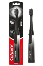 Colgate Sonic 360 Зубная щетка питаемая от батарей Древесный уголь, щетка зубная, 1 шт, мягкая фото