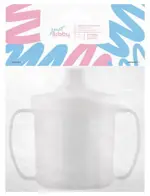 Lubby Just Кружка-поильник с ручками и шкалой твердый носик, 180 мл, 1 шт, цвет в ассортименте, 6+ мес, арт. 13971 фото 