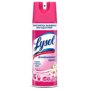 Lysol аэрозоль дезинфицирующий, аэрозоль, 400 мл, 1 шт, весенняя свежесть фото