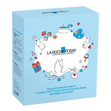 La Roche-Posay Lipikar молочко 400 мл + Lipikar масло 400 мл + Cicaplast бальзам 15 мл + игрушка, набор, 1 шт. фото