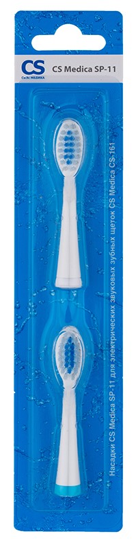 CS Medica SP-11 Насадки для зубных щеток CS-161, 2 шт. фото