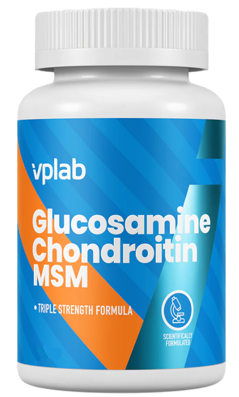 Vplab Глюкозамин и Хондроитин МСМ, 1300 мг, таблетки, 180 шт. фото