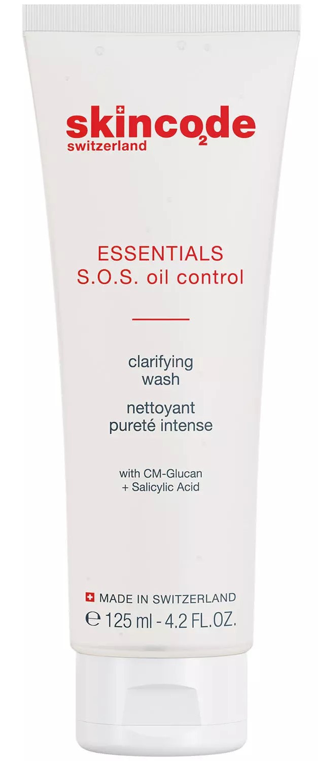 Skincode Essentials S.0.S Oil Control, средство очищающее, 125 мл, 1 шт, для жирной кожи фото