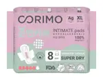 Corimo прокладки впитывающие женские гигиенические анатомической формы, р. XL, прокладки гигиенические, 8 шт, 4 капли фото