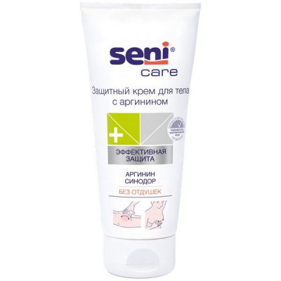 Seni Care Крем для тела защитный, крем для тела, 200 мл, 1 шт, аргинин и синодор фото