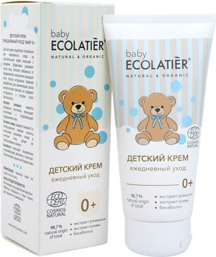 Ecolatier baby крем детский ежедневный уход, крем, 100 мл, 1 шт. фото