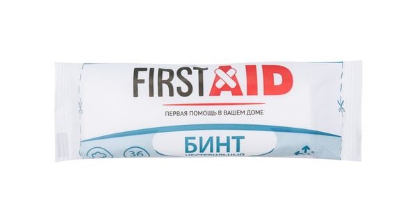 Ферстэйд Бинт марлевый медицинский нестерильный, 5 м x 10 см, 1 шт. фото