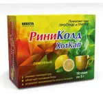 Риниколд ХотКап, порошок для приготовления раствора для приема внутрь, 5 г, 10 шт, лимон фото 3