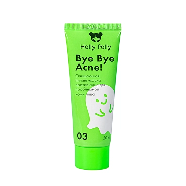 Holly Polly Bye Bye Acne Пилинг-маска очищающая против акне, пилинг, 50 мл, 1 шт. фото