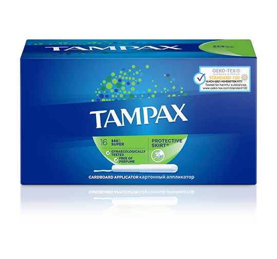 Tampax Super Тампоны с аппликатором, 16 шт. фото