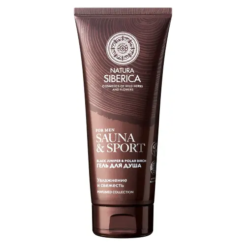 Natura Siberica sauna&sport for men гель для для душа увлажнение и свежесть, гель для душа, 200 мл, 1 шт. фото