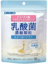 Orihiro Лактобактерии с лактоферрином, порошок для приготовления раствора для приема внутрь, 16 шт. фото
