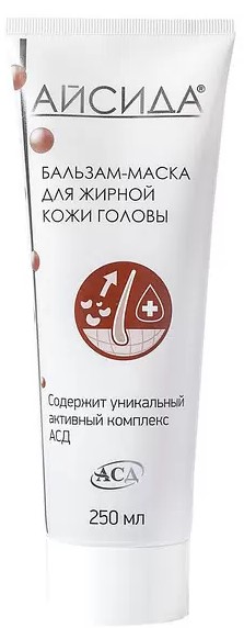 Айсида, бальзам-маска, 250 мл, 1 шт, для жирной кожи головы фото