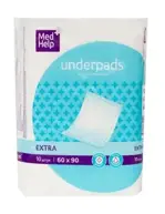 Медхелп Экстра Пеленки впитывающие для взрослых, 60 см х 90 см, 10 шт. фото