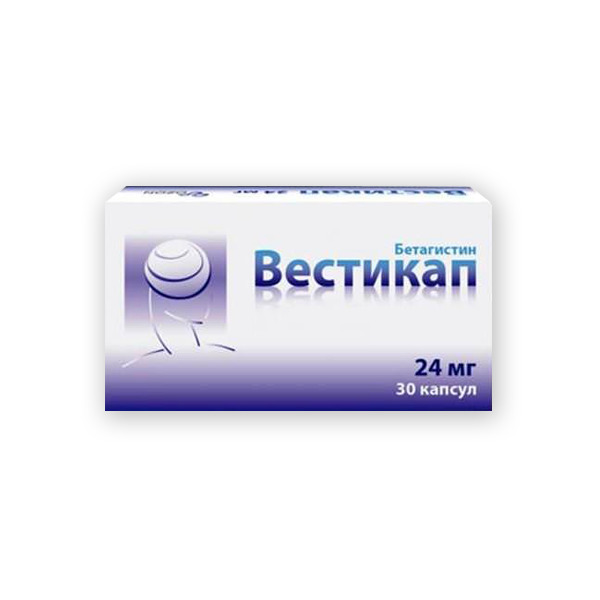 Вестикап, 24 мг, капсулы, 30 шт. фото