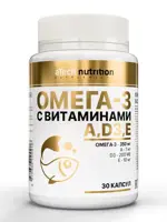 Atech nutrition Омега-3 с витаминами A, D3, E, капсулы, 30 шт. фото 