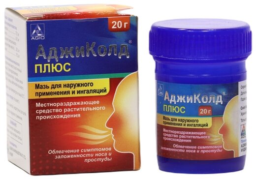Аджиколд-Плюс, мазь для наружного применения, 20 г, 1 шт. фото