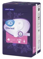 ID Discreet Light Mini, прокладки урологические, 20 шт, 2 капли фото