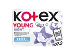 Kotex Young Night Прокладки гигиенические для девочек ночные, прокладки гигиенические, 6 шт, 5 капель фото