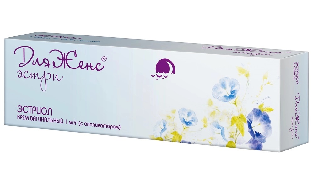 ДляЖенс эстри, 1 мг/г, крем вагинальный с аппликатором, 15 г, 1 шт. фото