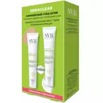 SVR Sebiaclear актив гель-уход 40 мл + универсальный тон крем-уход 40 мл, набор, 1 шт. фото