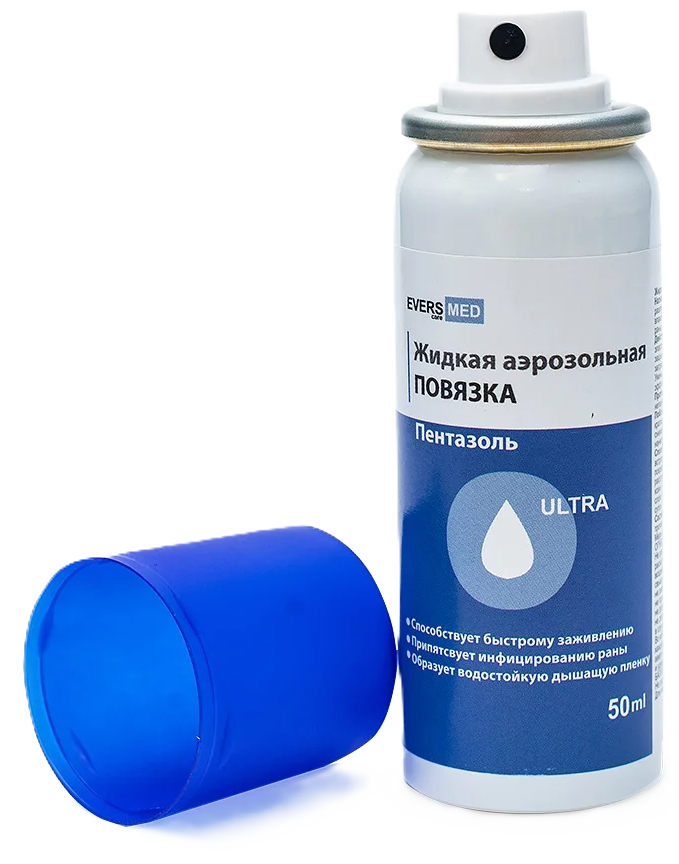 Пентазоль Повязка жидкая аэрозольная, 50 мл, 1 шт. фото