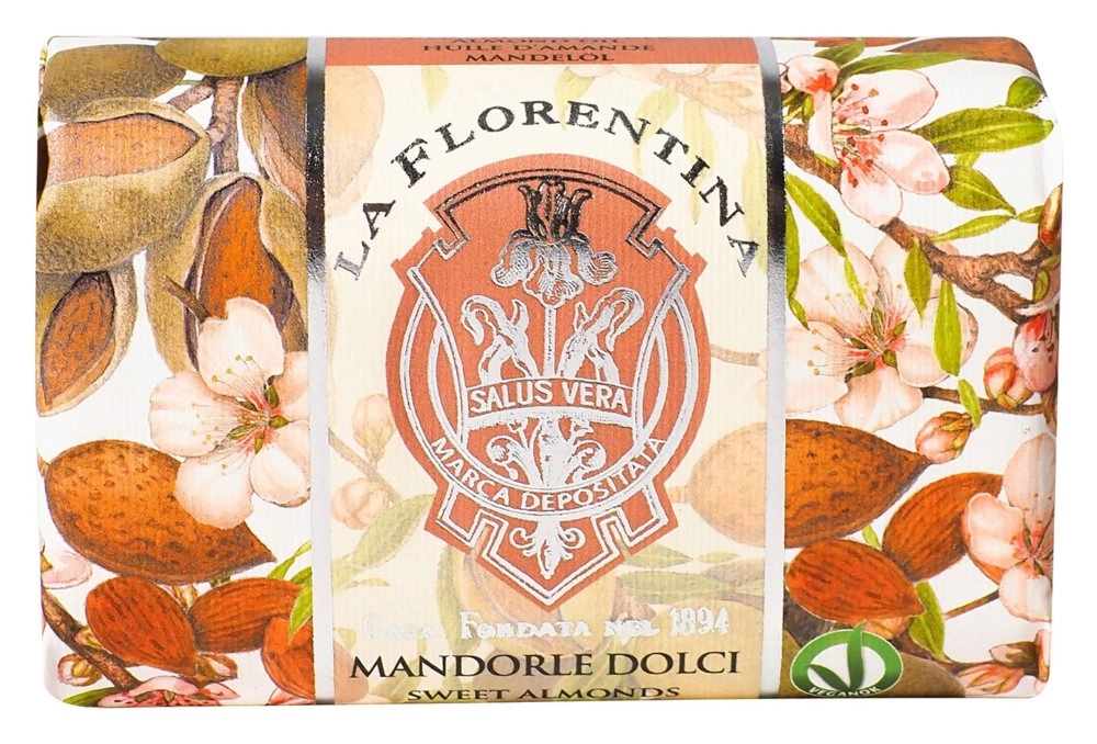 La Florentina Мыло туалетное, мыло твердое, 200 г, 1 шт, сладкий миндаль фото