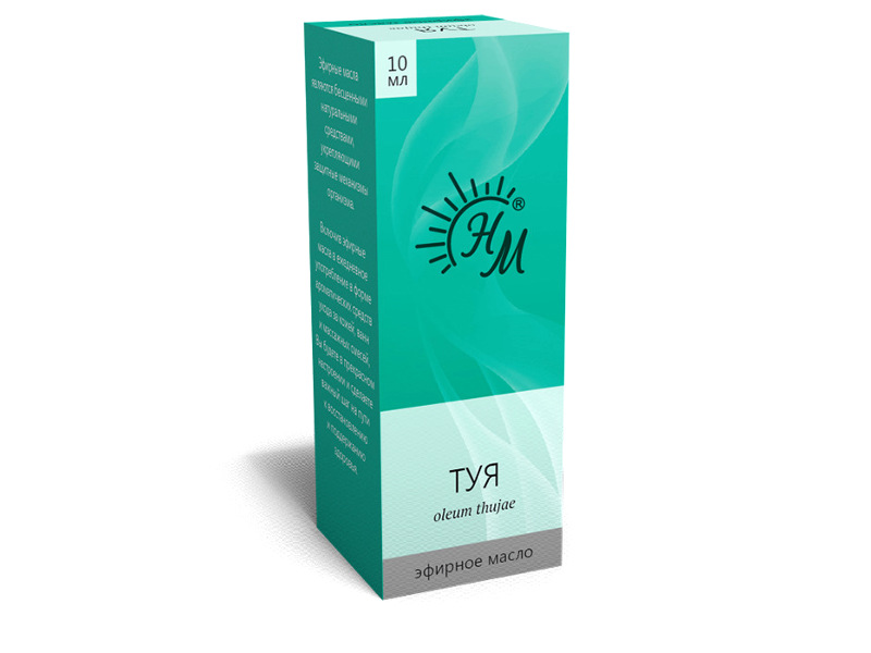 Туя, масло эфирное, 10 мл, 1 шт. фото
