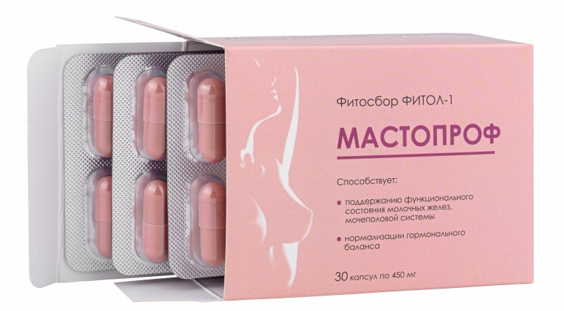 Фитосбор Фитол-1 Мастопроф, 450 мг, капсулы, 30 шт. фото