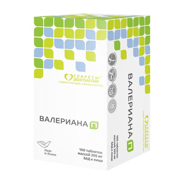 Валериана П, 205 мг, таблетки, 100 шт. фото